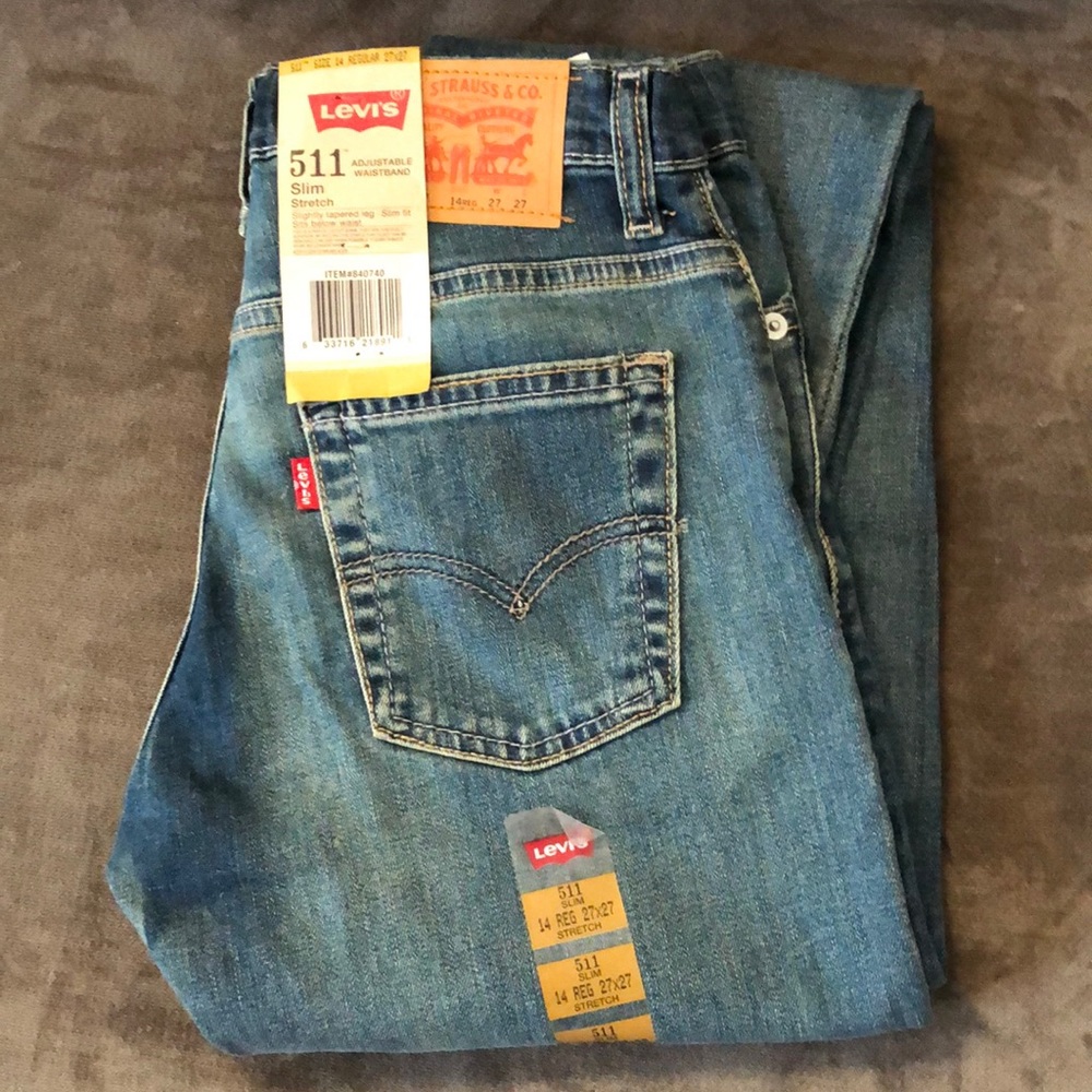 Levi’s 511 Slim Stretch Juniors 14Reg 27x27